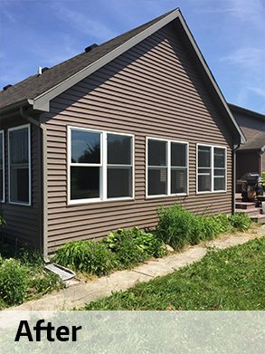 After siding