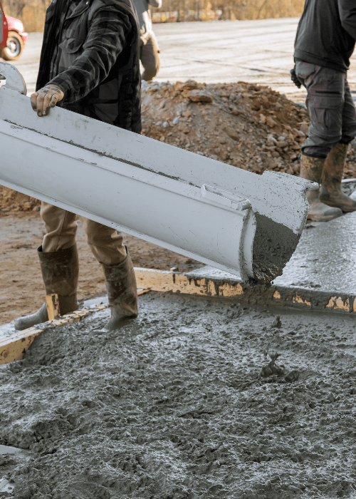 concrete driveway install 1