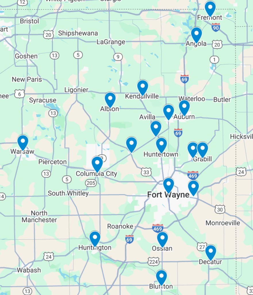 google maps jrn homes service area